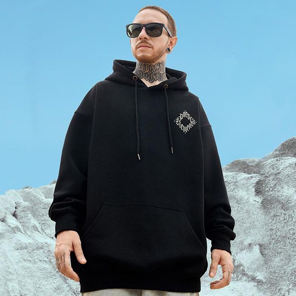 

men's hoodies & sweatshirts and women's simple casual autumn hooded sportswear stand-up fancy dress classic running fir, Black