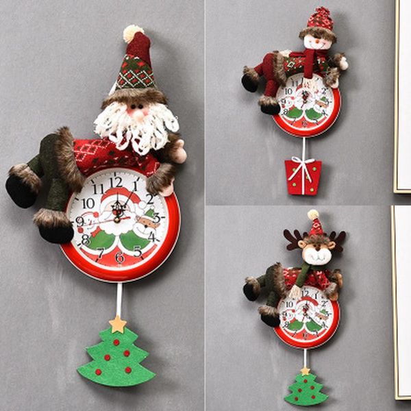 

christmas living room wall clock for party office home modern design clock