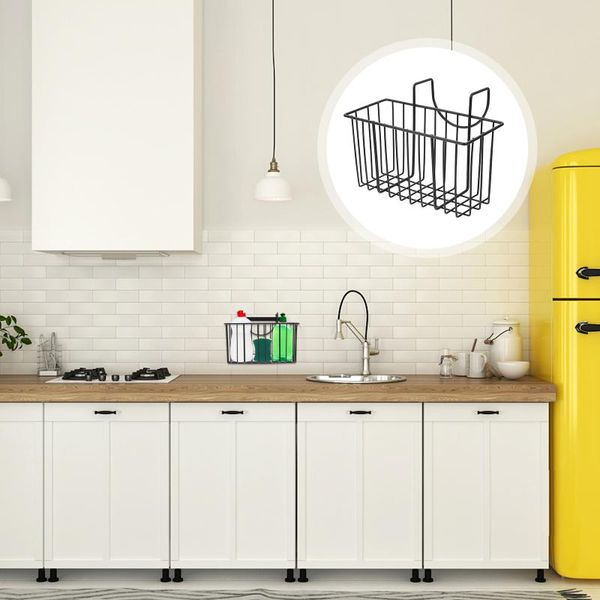 

kitchen storage & organization 1pc drain basket washing sponge rack sink