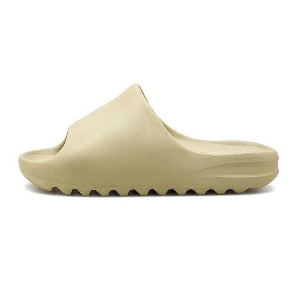 

kanye cool sandals shoes fashion slipper desert sand resin earth brown summer platform sandale foam runner triple black bone white men slipp