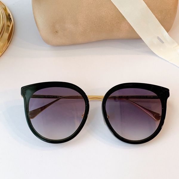 

vintage acetate frame brand design round men and women eyeglasses fashion gradient sunglasses with original box, White;black