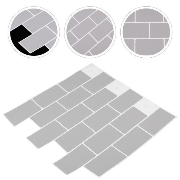 

wall stickers self-adhesive sticker simulated tile waterproof decal