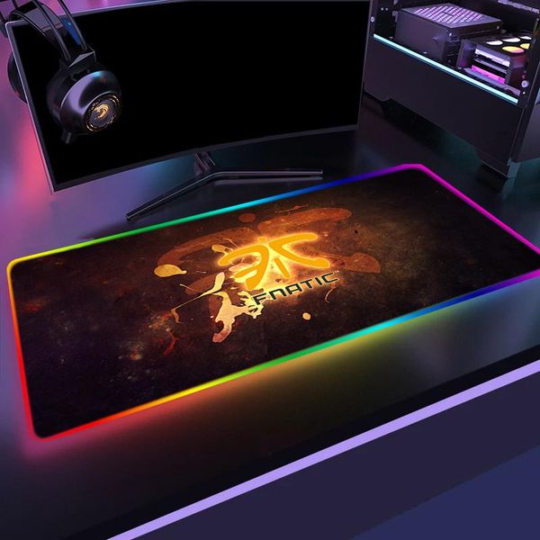 

mouse pads & wrist rests fnatic team mousepad rgb pc gaming pad league of legends gamer keyboard desk mat mausepad valorant varmilo mice com