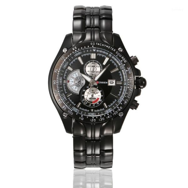 

wristwatches 2021 luxury fashion watches men brand military watch full steel waterproof relogio masculino, Slivery;brown