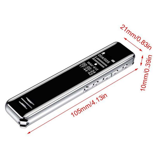 

digital voice recorder mini pen dictaphone activated record device