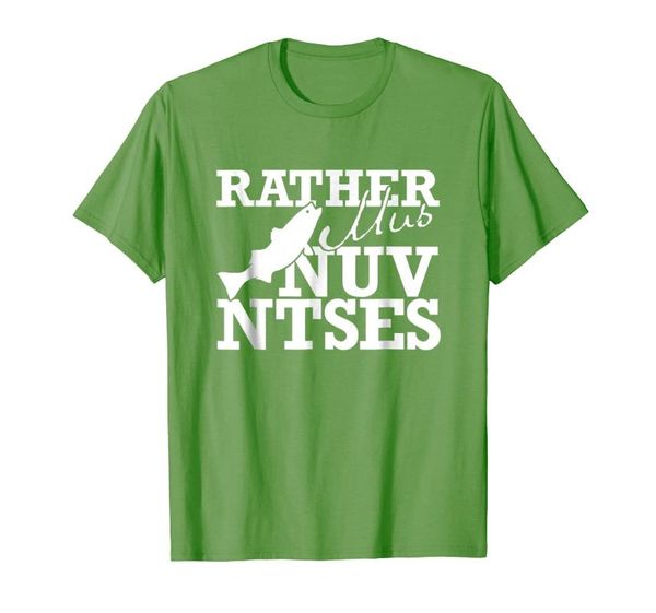 

men's t-shirts rather mus nuv ntses / fishing t-shirt hmong, White;black