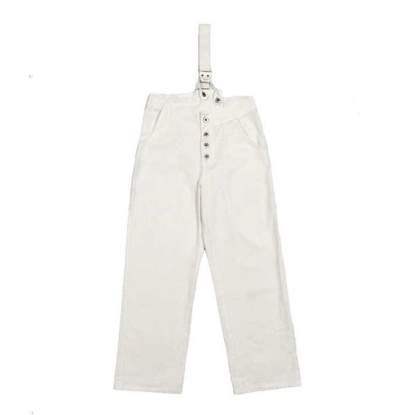 

women's jumpsuits & rompers one shoulder strap denim overalls high waist spring summer casual straight jeans and for flrr, Black;white