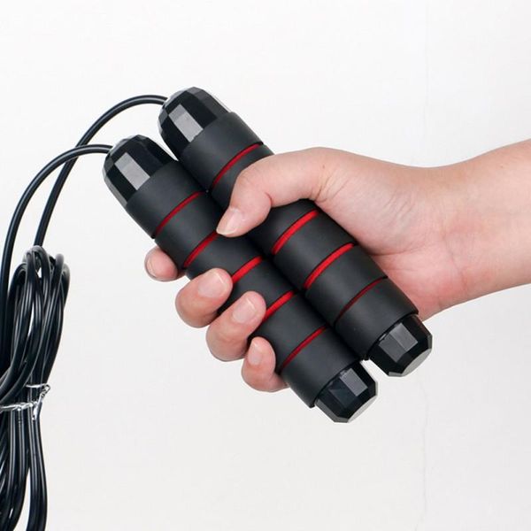 

jump ropes weight-bearing fitness steel wire bearing skipping rope rapid speed jumping cable for women men