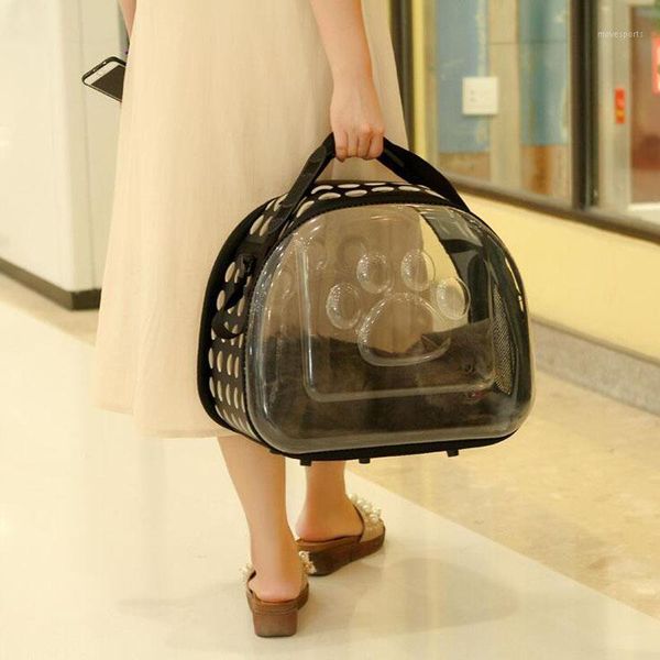 

cat beds & furniture transparent pet bag fashion oblique cross out foldable washable four seasons universal comfortable and spacious1