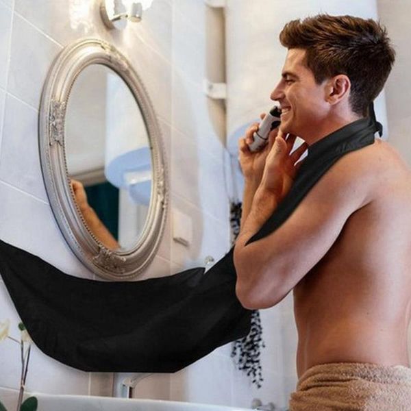 

aprons beard storage facial hair trimming catcher clean cut waterproof household shave cleaning tools