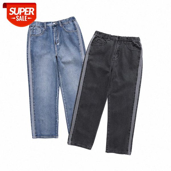 

lawfoo men's washed distressed cow stitching jeans casual pants #fw30, Black