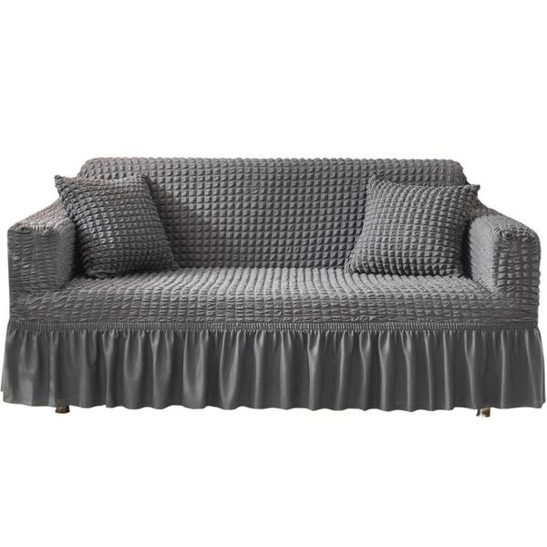 

chair covers slipcover popcorn plaid sofa cover tight wrap all-inclusive elastic couch with skirt armchair/loveseat furniture