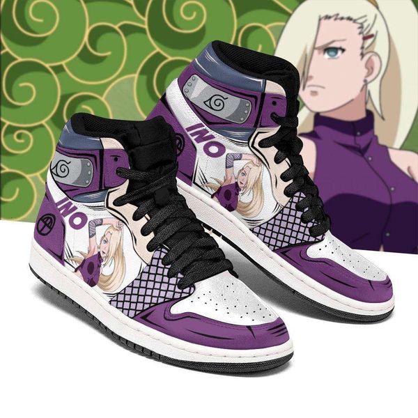 

customization ino yamanaka shoes symbol costume boots anime sneakers