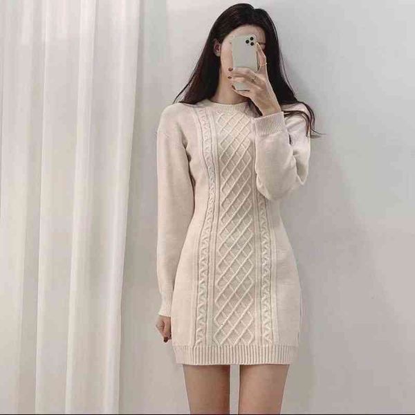 

casual dresses autumn slim open waist pullover o neck twist knitted dress women mini wild long sleeve sweaters vestido de mujer pz4n, Black;gray