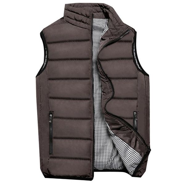 

men's vests vest fashion casual coats mens jacket men stylish 2021 autumn warm sleeveless winter waistcoat, Black;white
