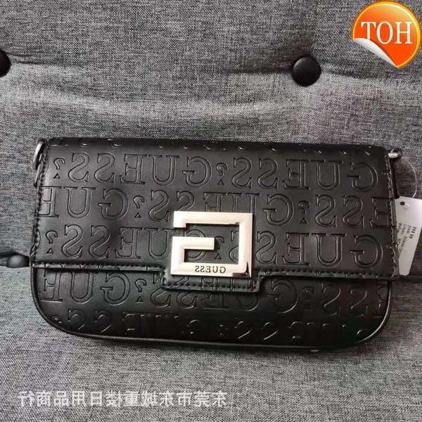 

gs fashion letter embossed stick classic women's one shoulder messenger bag handbag