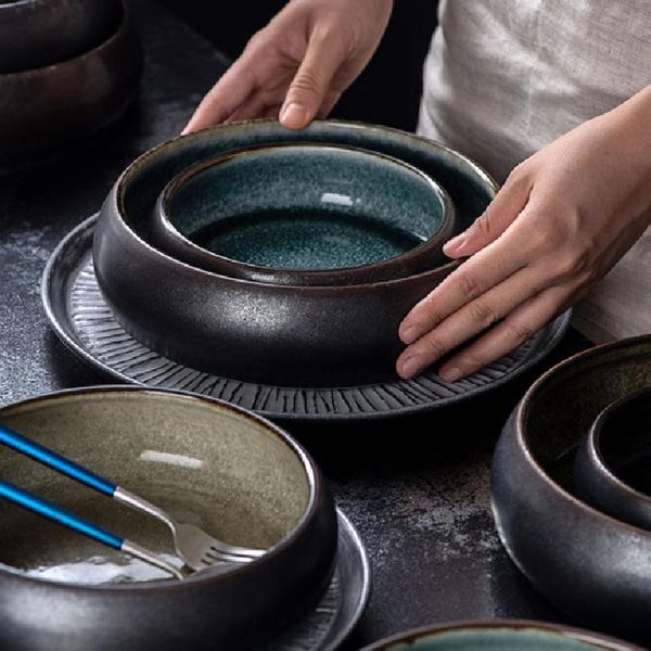 

ceramic seasoning dish japanese snack dish soy sushi sauce gravy sauce vinegar jam dishes kitchen small plate dinner tray