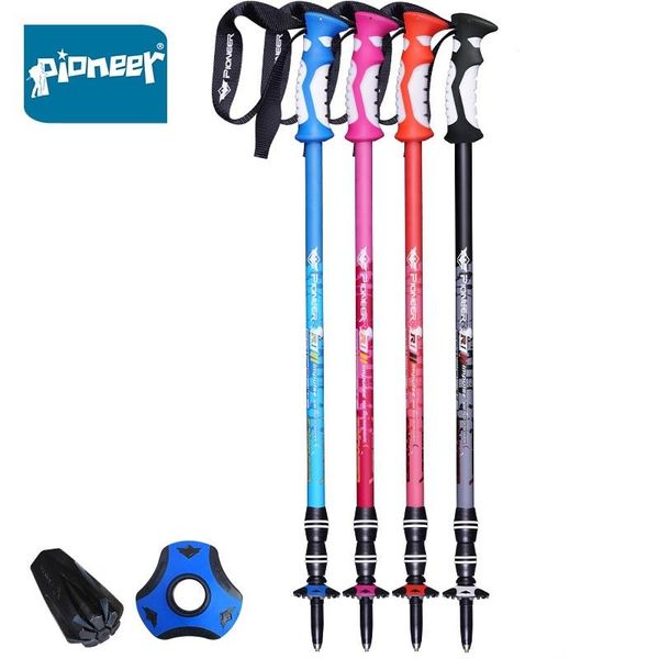 

trekking poles 2021 pioneer anti walking sticks hiking alpenstock canes outdoor camping cane ski pole