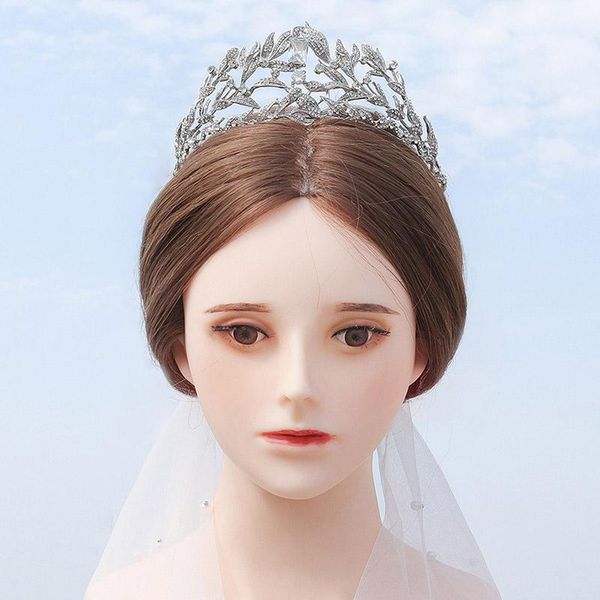 

other forseven korean fashion hair bands shining crystal tiaras and crowns de noiva bride bridal wedding jewelry headbands, Golden;white