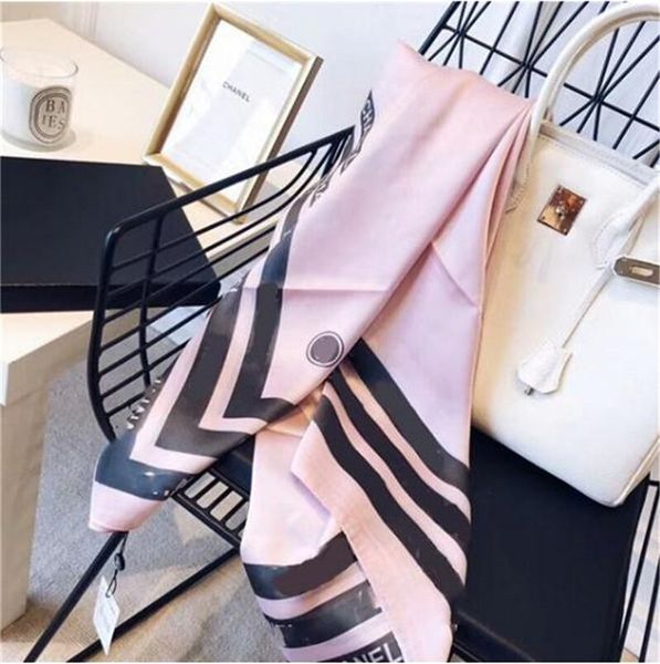 

womens scarfs floral shawl wrap autumn and winter fashion silk scarves classic long suquar ladies soft, Blue;gray