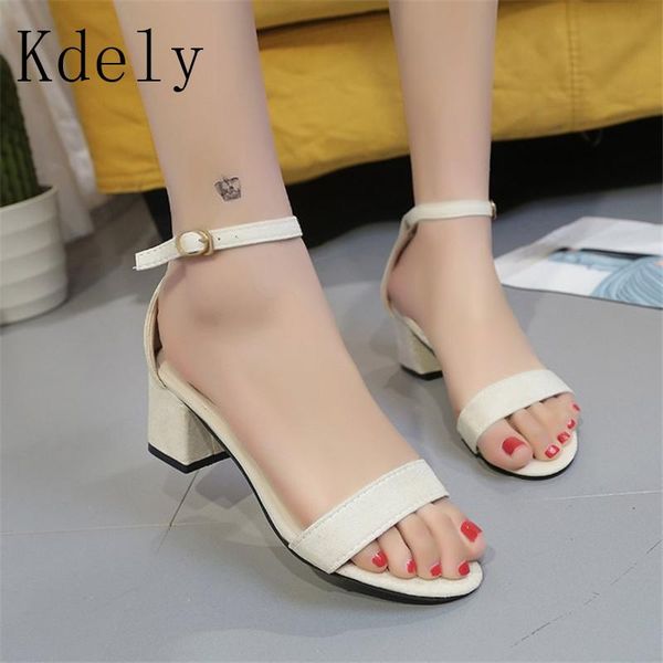 

dress shoes summer women sandals open toe flip flops women's sandles thick heel korean style gladiator shoe, Black
