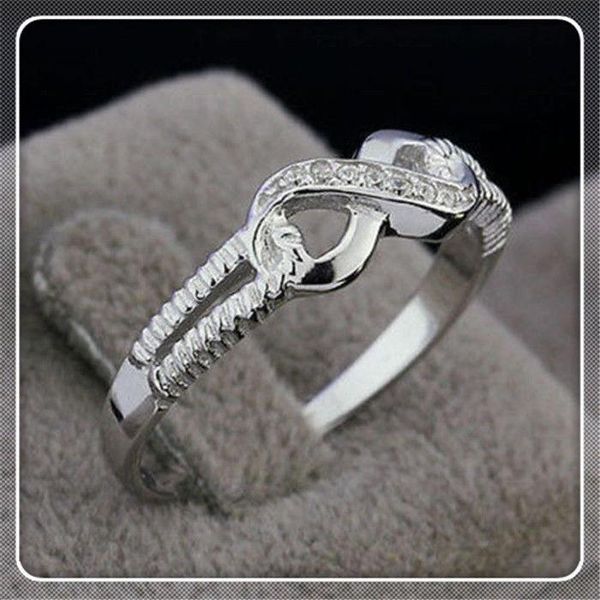 

wedding rings creative infinity ornaments engagement/wedding ring for women, Slivery;golden