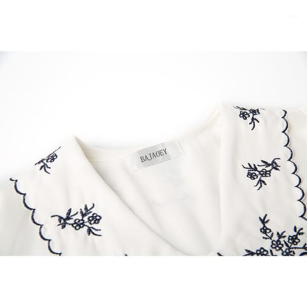 

women's jackets bajaoey women short sleeve blouse chiffon shirt, Black;brown