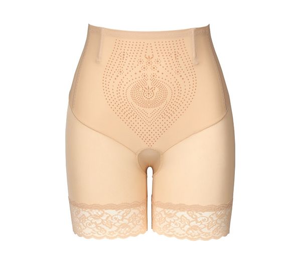 

low waist flat foot women's shapers, Black;white