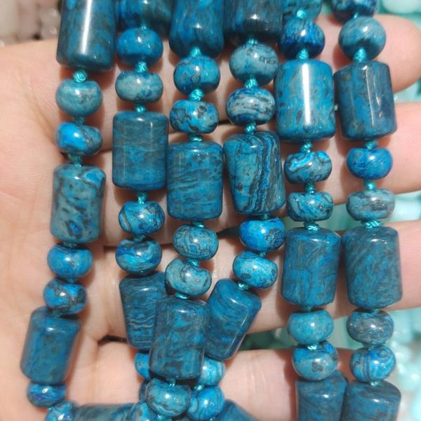 

pendant necklaces 2021wholesale natural stone necklace agates quartz 23colors optional 10x14mm 18 inches, Silver