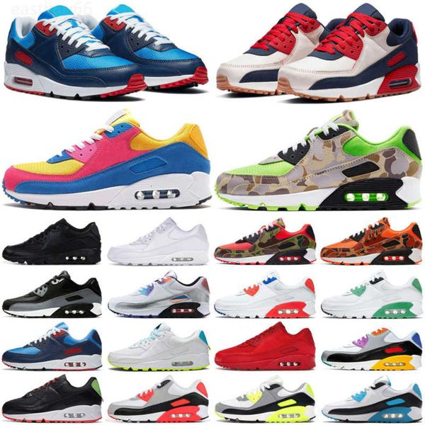 

2021 90 sports shoes 90s camo unc volt supernova triple white black bred mens women maxes infrared casual trainers outdoor running