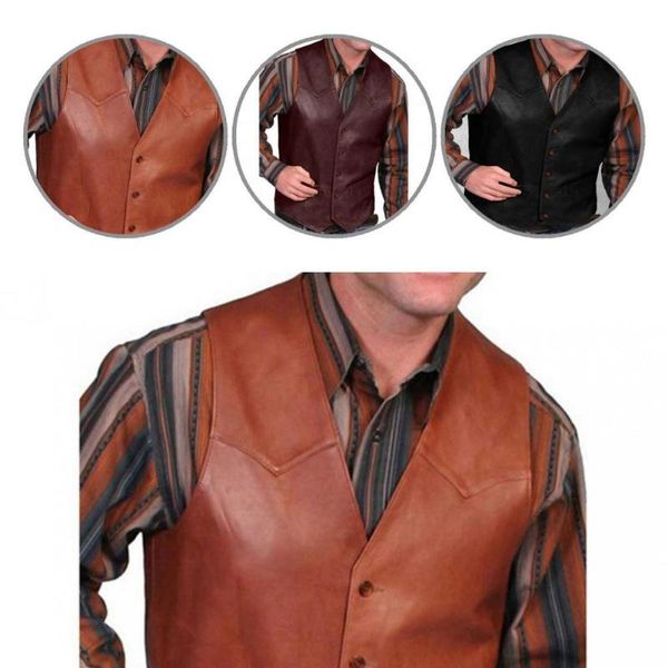 

men' tank western cool medieval vintage vest smooth for business, White;black