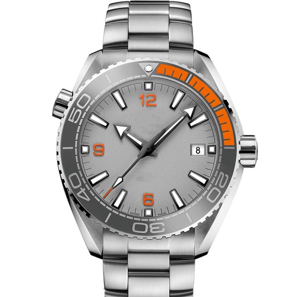 

men's watch designer classic production extravagant superior quality automatic mechanics diving outdoors cool run, Slivery;brown