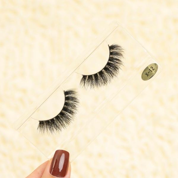 

false eyelashes high end boxes 3d silk lashes real mink