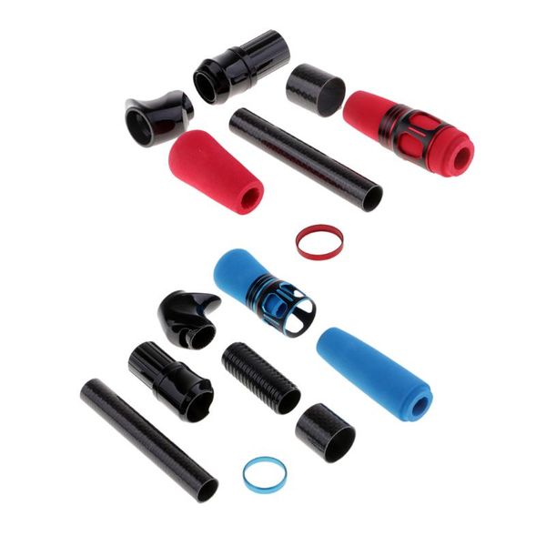 

bait cast fishing rod handle split grip kit with reel seat for rod building