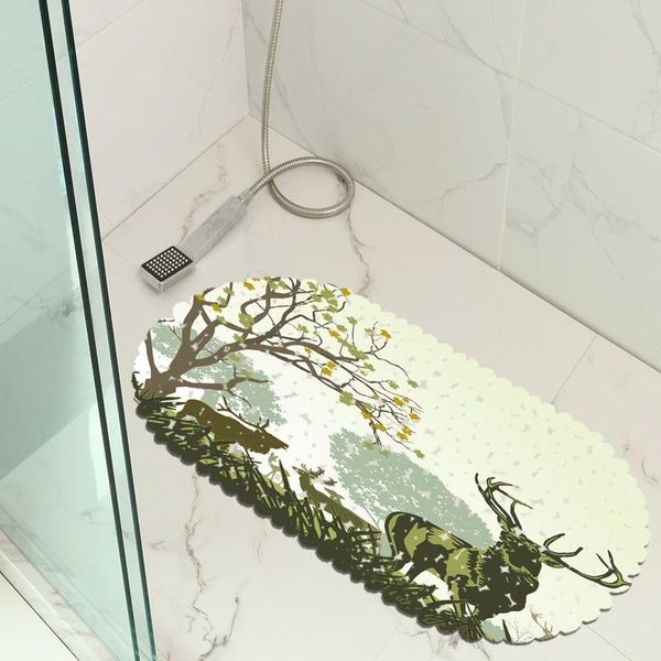 

bath mats bathroom mat shower non-slip suction cup graphic customization