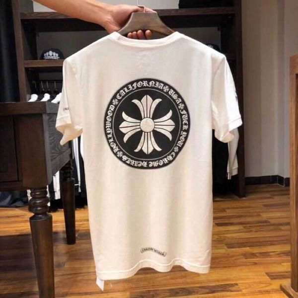 

crosin horseshoe end summer high classic cross crosin 2021 print sanskrit men's and women's round neck short sleeve t, White;black