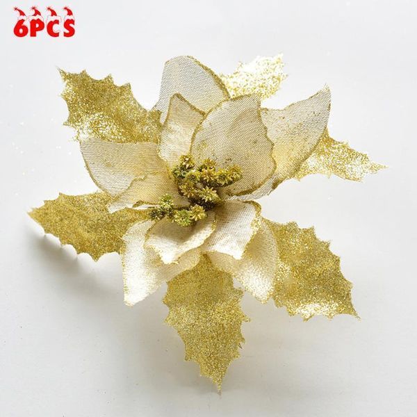 

christmas decorations large tree glitter white on set1