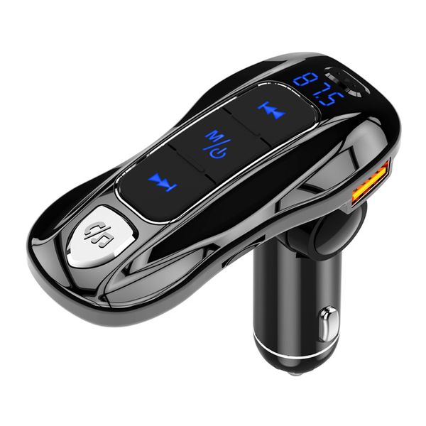BC55 автомобиль MP3 Music Player Bluetooth 5.0 приемник FM-передатчик PD 18W Type-C Порт зарядки USB Автомобильное зарядное устройство U Disk Music Player