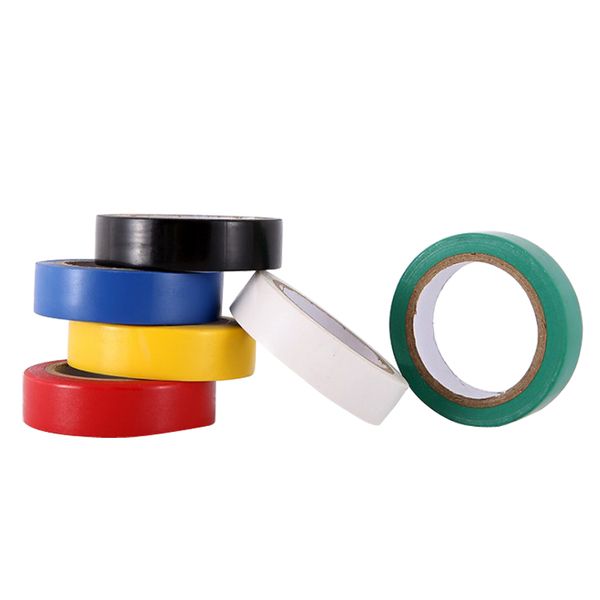 Isolierband aus Kunststoff, elektrisch, wasserdicht, für Hochtemperatur-Isolierungen, wasserdicht, PVC-Bänder, DIY, 6 Farben erhältlich