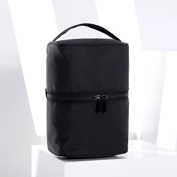 

storage bags portable cylinder cosmetic bag simple girl large-capacity box nylon travel wash makeup brush