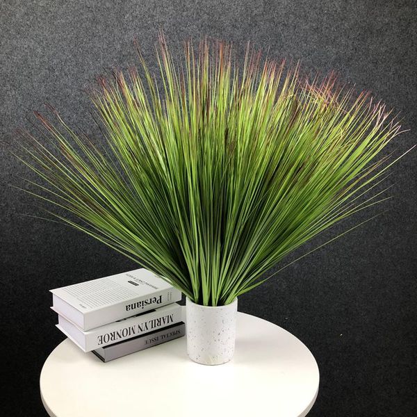 

60cm tropical artificial plants simulation large onion grass real touch plastic branches tree leaves for home office decoration