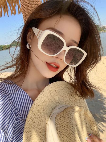 

fashion designer sunglasses goggle beach sun glasses for man woman 4 color optional good quality, White;black