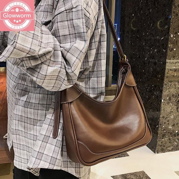 

vintage buckets women shoulder bags designer crossbody bag luxury pu leather messenger bag lady large tote female big purse 2021