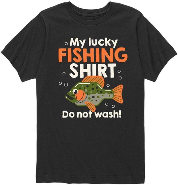 

men's t-shirts lucky fishing shirt - toddler short sleeve t-shirt, White;black