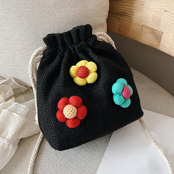 

fashion women shoulder bag ladies woman candy color flower crossbody messenger bag phone coin bucket bags