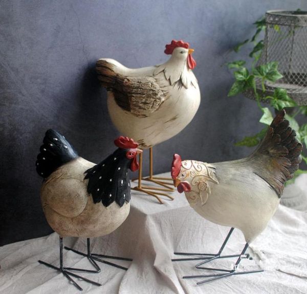 

resin hen garden animals decoration outdoor vintage french style