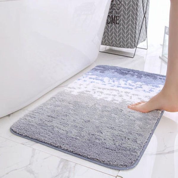 

bath mats flocking mat cute anti slip absorbent bathroom carpet strong water absorption floor area rugs for shower room 40x60cm