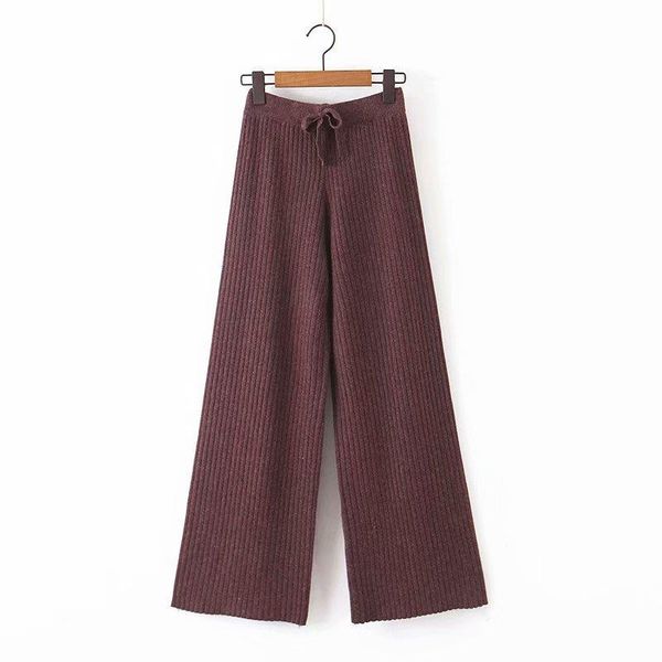 

women's pants & capris xl42-2144 european and american fashion lace up knitted casual, Black;white