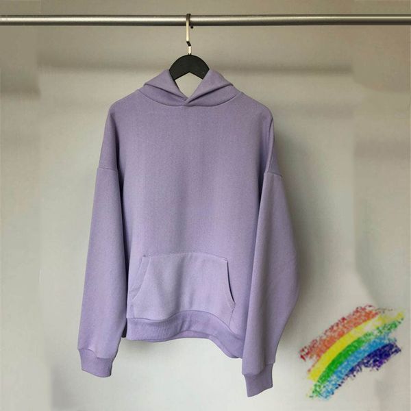 

light purple hoodie men women 1 solid color pullover streetwear oversize sweatshirts, Black