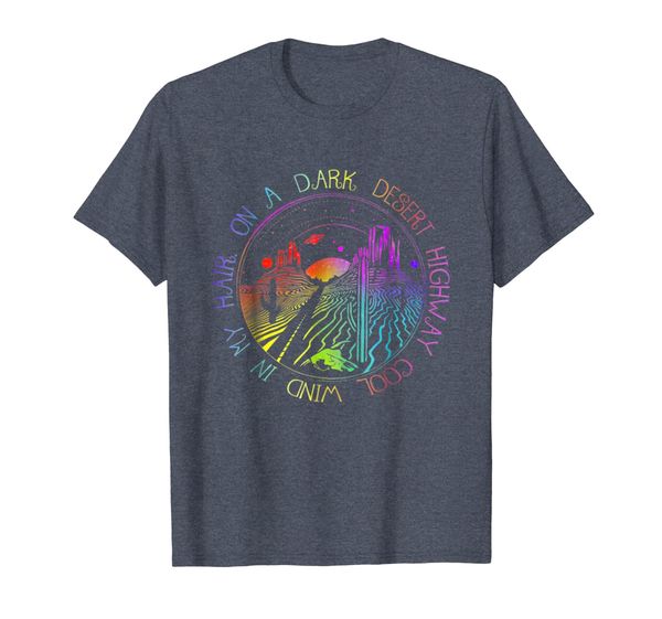 

dark desert highway hippie love gift shirt, White;black